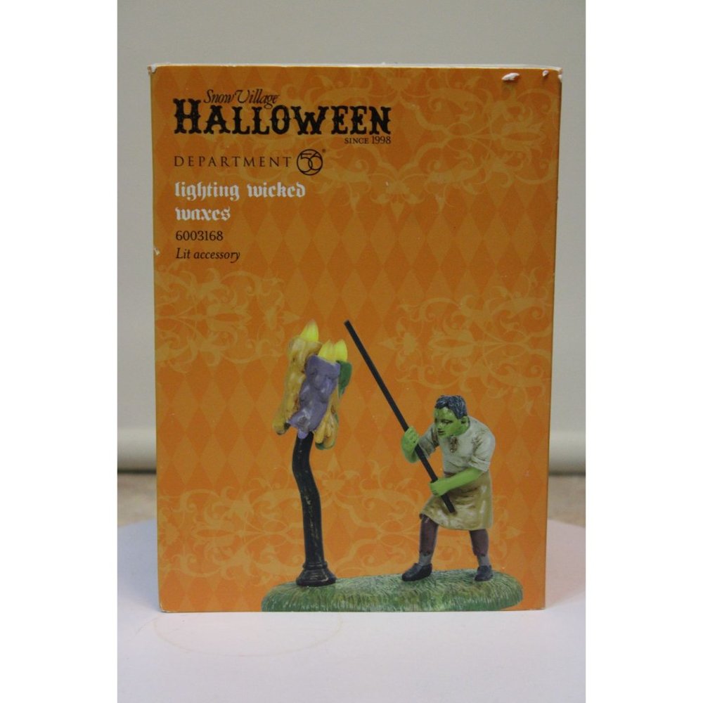 Dept 56 Halloween Village - Lighting Wicked Waxes
